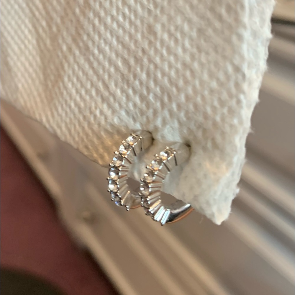 Silver hoop